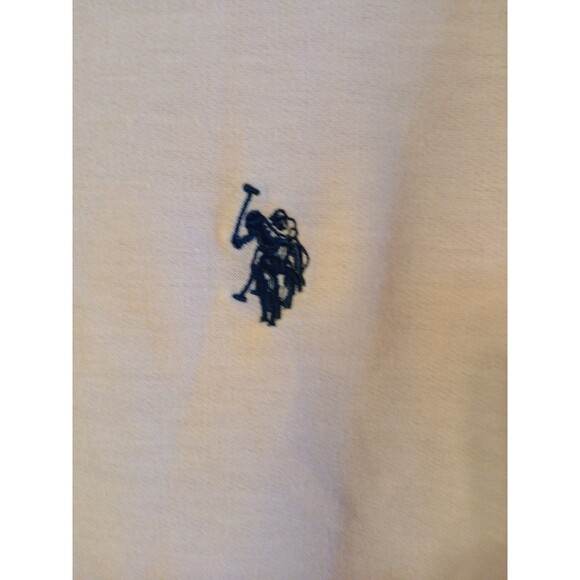 US Polo Assn Cropped T-shirt Pink Blue Logo Womens XS Stretchy Summer Vibes - Picture 5 of 16